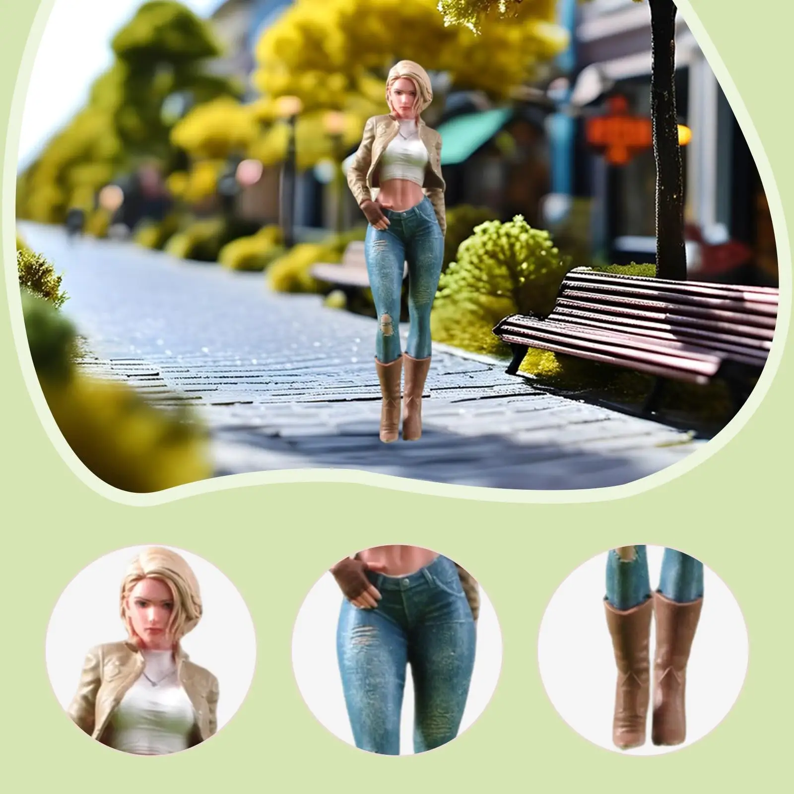 1:64 Girl Model Figure Resin Figures Photography Props Character Tiny People
1:64 Girl Model Figure Resin Figures Photography Props Character Tiny People