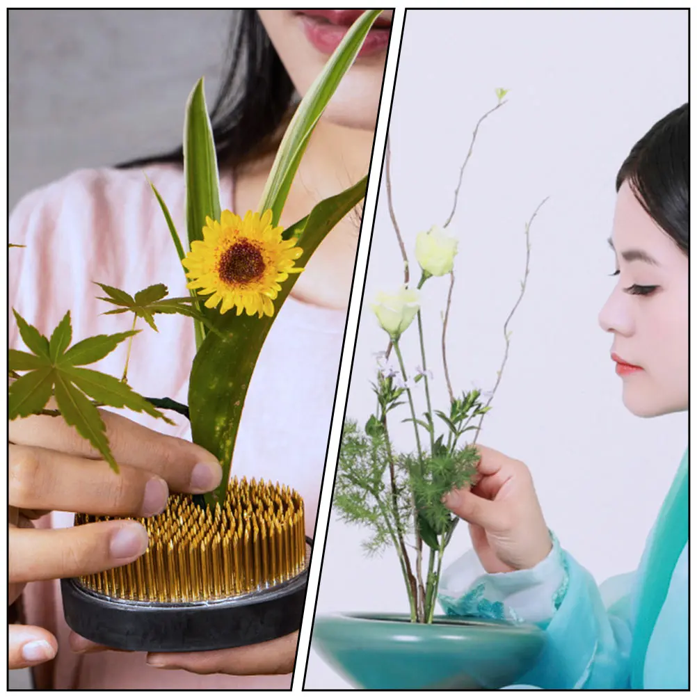 Copper Needle Flower Arranger Wear Resistant Rubber Strong Needles Fixed Base Floral Supplies Arrangement ToolFlowers Vase
Copper Needle Flower Arranger Wear Resistant Rubber Strong Needles Fixed Base Floral Supplies Arrangement ToolFlowers Vase
