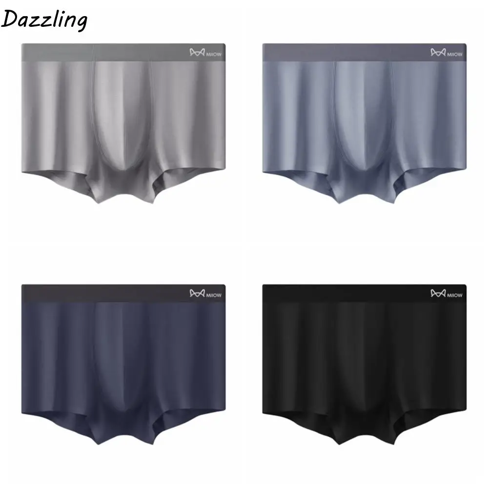 4Pcs Breathable Modal Men's Flat Panties Mid Waist Large Size Sporty Boxers Shorts Seamless Underpants Men's Underwear Male Boys 
4Pcs Breathable Modal Men's Flat Panties Mid Waist Large Size Sporty Boxers Shorts Seamless Underpants Men's Underwear Male Boys