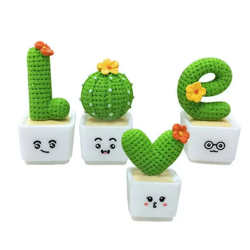 4-piece/set mini resin simulated cactus, miniature cactus flower pot, plant desktop decoration accessories, home decoration, min 
4-piece/set mini resin simulated cactus, miniature cactus flower pot, plant desktop decoration accessories, home decoration, min