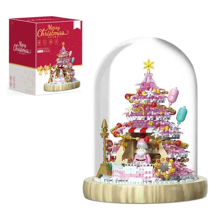 MOC Christmas Series Building Blocks Sets Pink Assembly With Lights Bricks Toys Desktop Decoration Children Holiday DIY Gifts
MOC Christmas Series Building Blocks Sets Pink Assembly With Lights Bricks Toys Desktop Decoration Children Holiday DIY Gifts