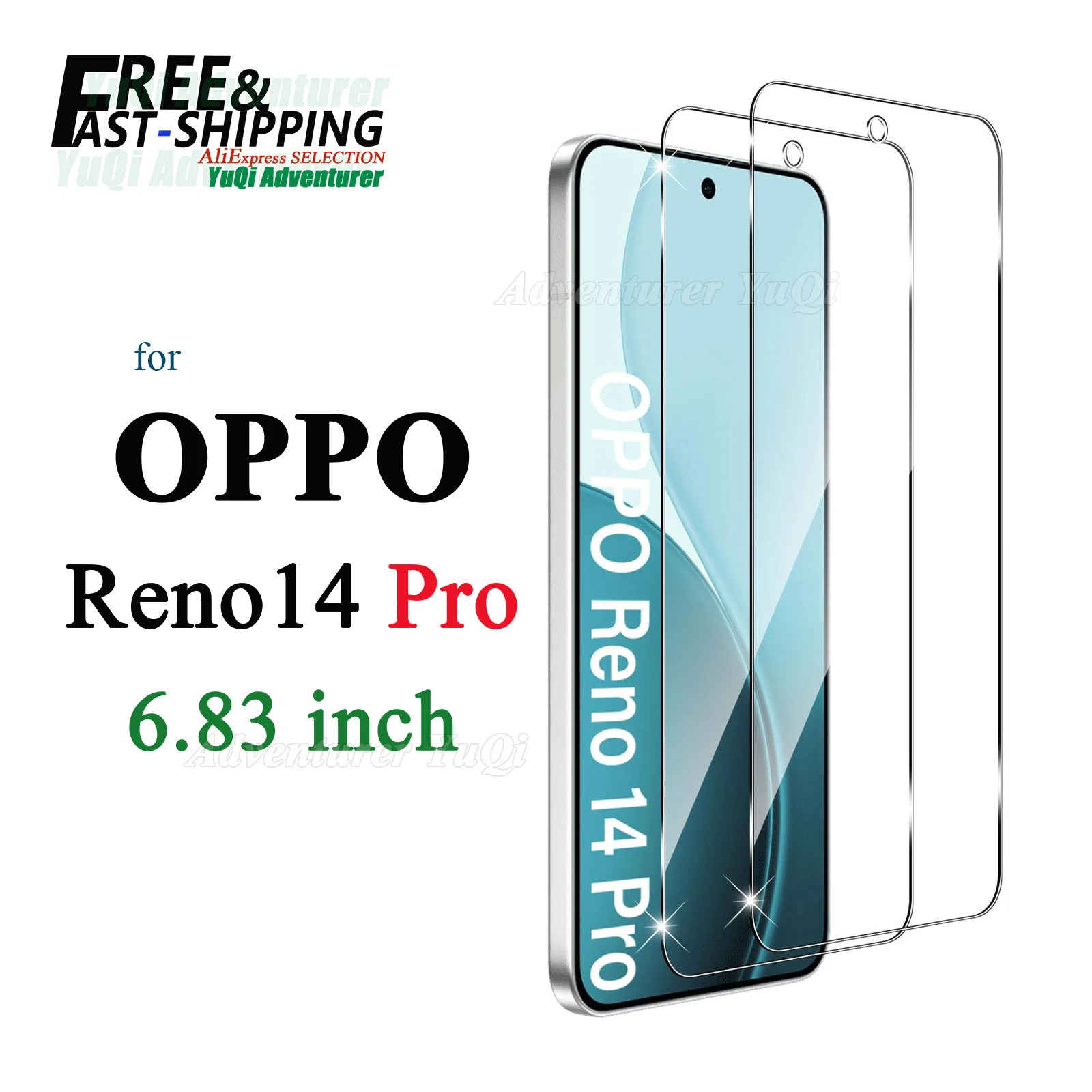 Screen Protector For OPPO Reno14 Pro 6.83 inch Tempered Glass HD 9H Transparent Clear Anti Scratch Case Friendly
Screen Protector For OPPO Reno14 Pro 6.83 inch Tempered Glass HD 9H Transparent Clear Anti Scratch Case Friendly