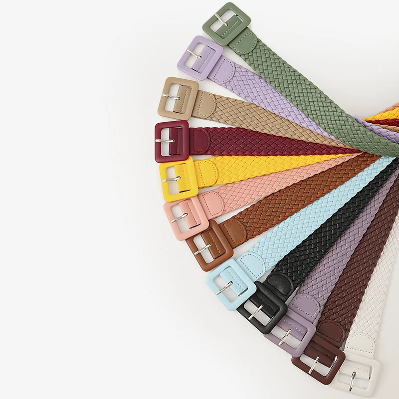 2024 Korean Version Candy colored Buckle Belt Sweet Decorative Square Solid Color Woven Ladies Wide Jeans
2024 Korean Version Candy colored Buckle Belt Sweet Decorative Square Solid Color Woven Ladies Wide Jeans