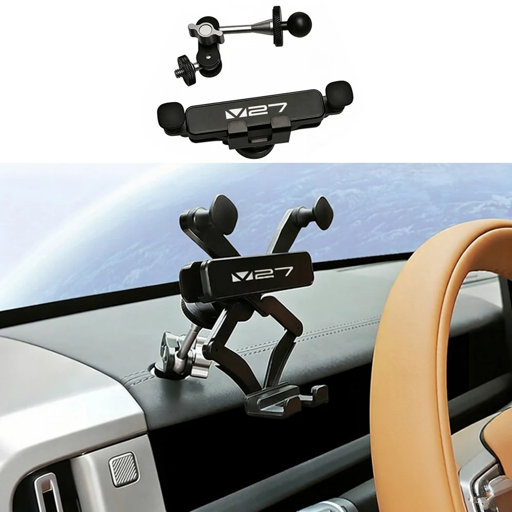 Gravity Car Phone Holder Fit for Chery ICAR V27 2025 2026 Dashboard Mount Navigation Bracket Interior Modified Accessories
Gravity Car Phone Holder Fit for Chery ICAR V27 2025 2026 Dashboard Mount Navigation Bracket Interior Modified Accessories