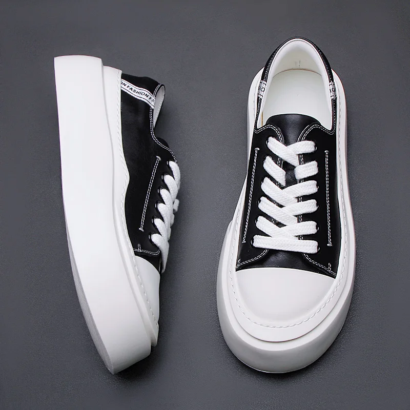 2025 spring fashion casual men's shoes cowhide thick soled comfortable board shoes for men
2025 spring fashion casual men's shoes cowhide thick soled comfortable board shoes for men