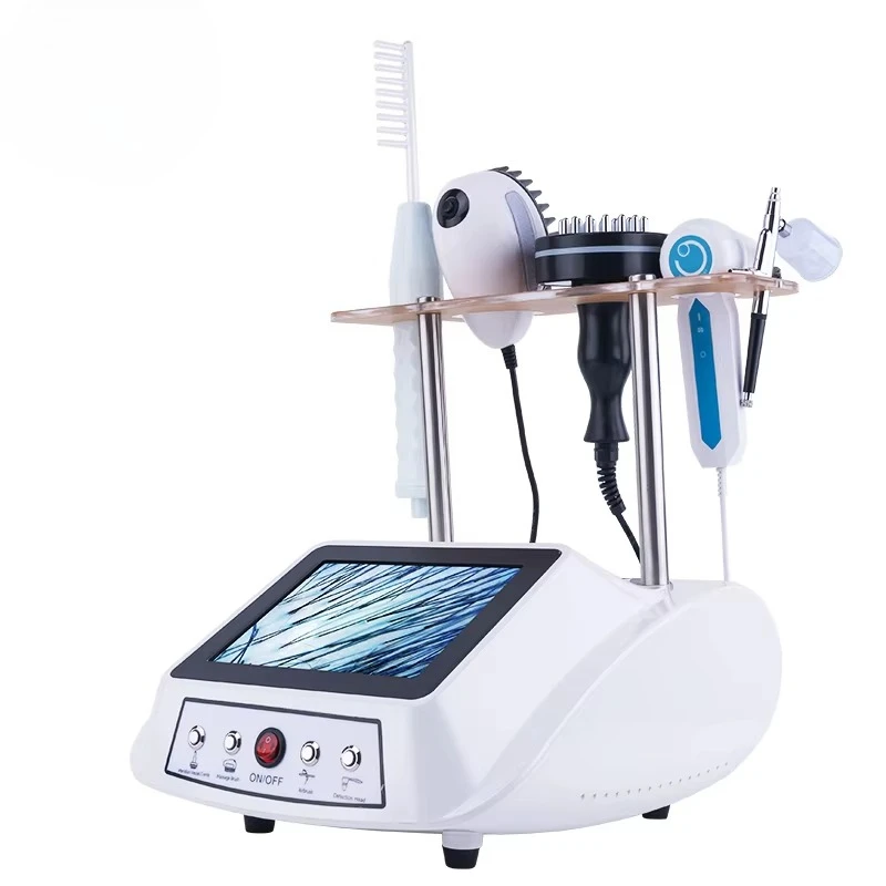 Portable 5 In 1 Hair Regrowth Skin Scalp Cleansing Hair Analysis Scalp Spa Machine 
Portable 5 In 1 Hair Regrowth Skin Scalp Cleansing Hair Analysis Scalp Spa Machine