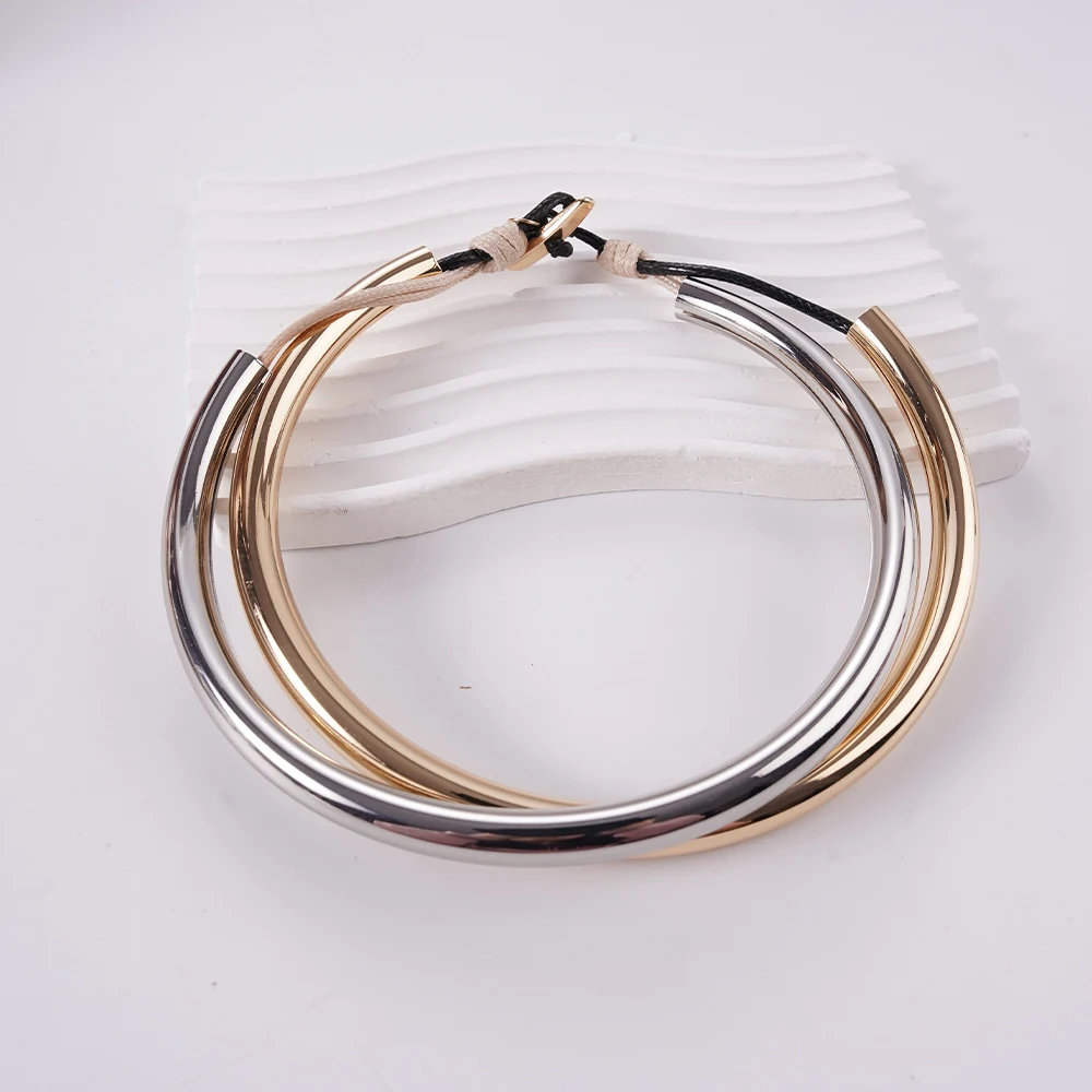 WealthyBoo Geometric Metal Collar Necklace For Girls European Style Fashionable And Personalized Jewelry 2025 New Mode
WealthyBoo Geometric Metal Collar Necklace For Girls European Style Fashionable And Personalized Jewelry 2025 New Mode