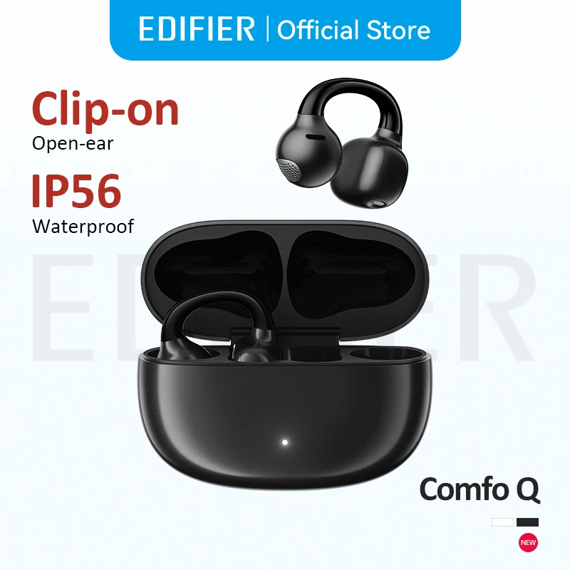 Edifier Comfo Q Open Ear Bluetooth Earphones Wireless Ear Clip Headphones Clip-On Sport Earbuds IP54 Waterproof Clear Call 32Hrs
Edifier Comfo Q Open Ear Bluetooth Earphones Wireless Ear Clip Headphones Clip-On Sport Earbuds IP54 Waterproof Clear Call 32Hrs