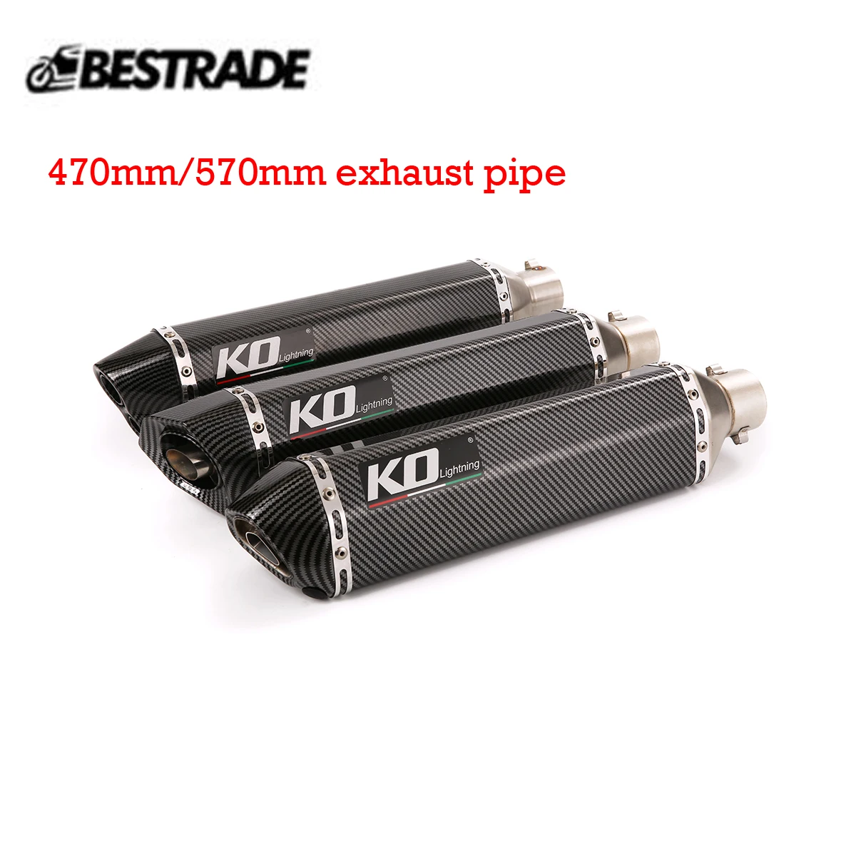 51mm Motorcycle Exhaust Pipe Slip Dual-Outlet Muffler Tips 470/570mm Length Full Aluminum Stainless Steel Tail With Steel Clamp
51mm Motorcycle Exhaust Pipe Slip Dual-Outlet Muffler Tips 470/570mm Length Full Aluminum Stainless Steel Tail With Steel Clamp