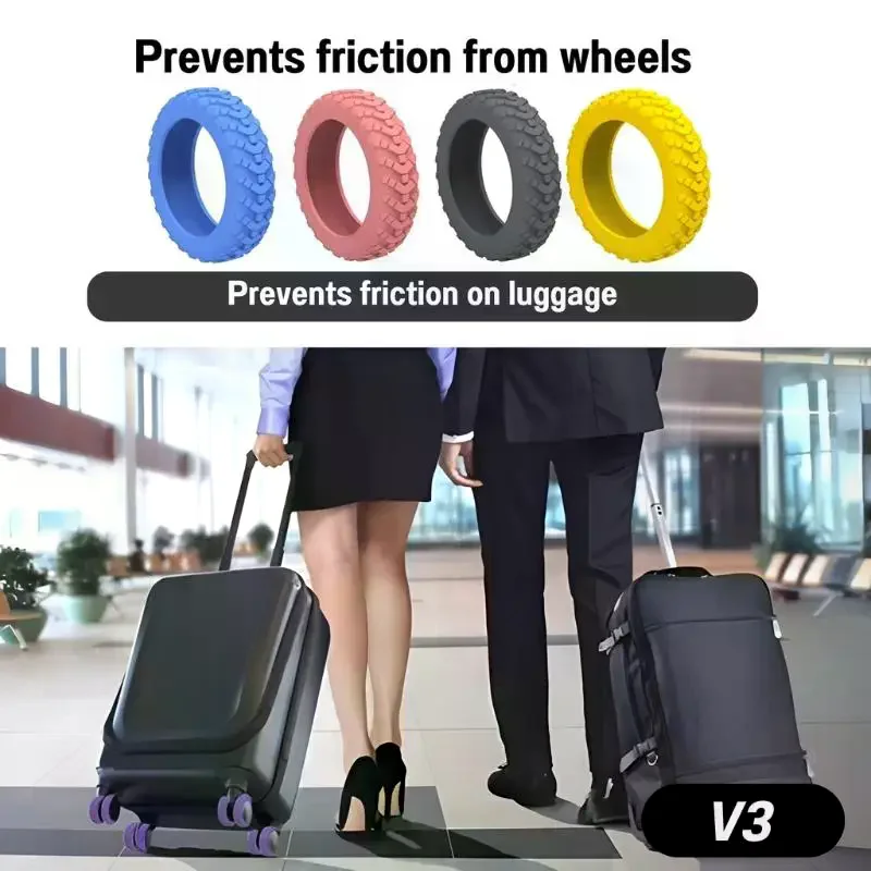 8-Piece Luggage Wheel Protective Cover Silent Silicone Cover And Universal Noise Reduction Accessories Thicken Texture Silicone
8-Piece Luggage Wheel Protective Cover Silent Silicone Cover And Universal Noise Reduction Accessories Thicken Texture Silicone