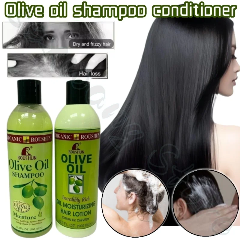 Olive Oil Hair Conditioner Shampoo 500ml, refreshing and soothing scalp, smoothing hair, improving rough, split, frizzy hair
Olive Oil Hair Conditioner Shampoo 500ml, refreshing and soothing scalp, smoothing hair, improving rough, split, frizzy hair