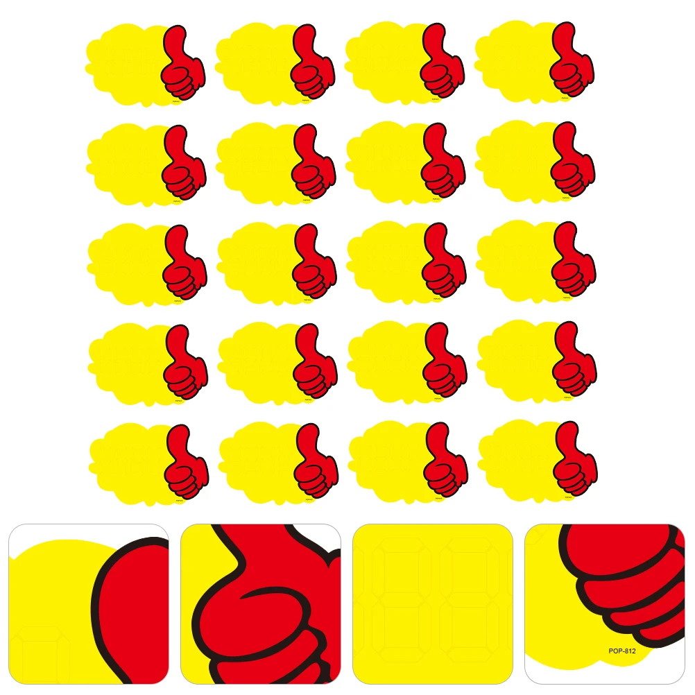 20pcs Price Label Tags Burst Shape Finger Design Bright Color Retail Sale Signs For Garage Sale Supermarket Fundraising Store
20pcs Price Label Tags Burst Shape Finger Design Bright Color Retail Sale Signs For Garage Sale Supermarket Fundraising Store