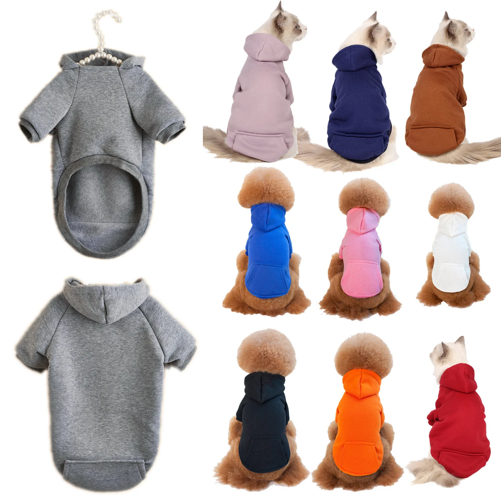 Clothes for Cats Pet Clothes Cat Coat Jacket Dog Clothes For Small Dogs Cats Hoodies Pet Outfits Solid Cat Clothing Pet Apparel
Clothes for Cats Pet Clothes Cat Coat Jacket Dog Clothes For Small Dogs Cats Hoodies Pet Outfits Solid Cat Clothing Pet Apparel