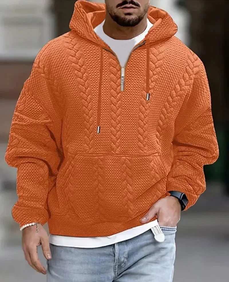 Men's Hoodie Casual Fashion Long Sleeve Sweatshirts Elasticity Textured Top Solid Warm Male Clothing Oversize Hoodie M-4XL
Men's Hoodie Casual Fashion Long Sleeve Sweatshirts Elasticity Textured Top Solid Warm Male Clothing Oversize Hoodie M-4XL