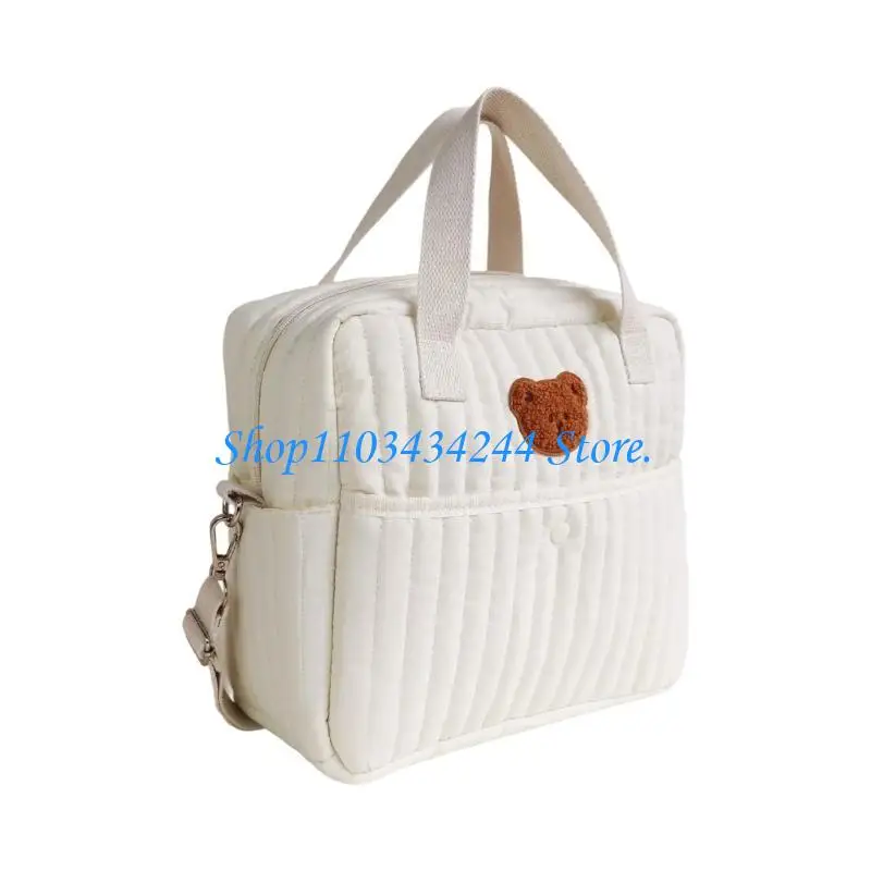 Mom Bag Splashproof Embroidered Pattern Crossbody Bag Large Capacity Diaper Bag
Mom Bag Splashproof Embroidered Pattern Crossbody Bag Large Capacity Diaper Bag