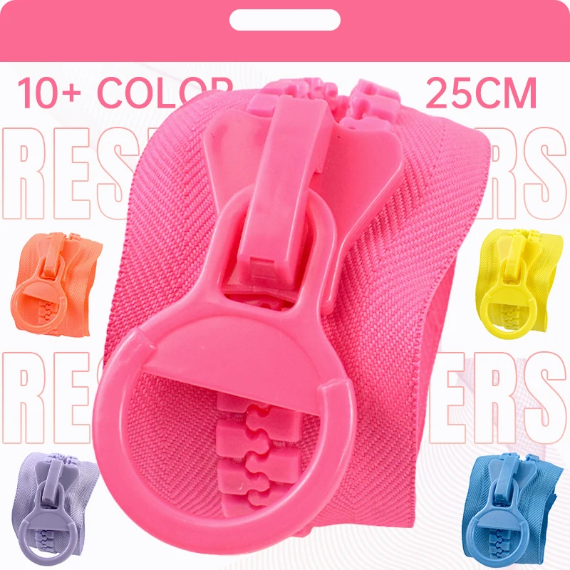 2-30Pcs Meetee 20# Colored Extra Large Resin Zippers 25cm NoEndless Lock Zips Bag Decor Zipper Repair Kit DIY Sewing Accessories
2-30Pcs Meetee 20# Colored Extra Large Resin Zippers 25cm NoEndless Lock Zips Bag Decor Zipper Repair Kit DIY Sewing Accessories