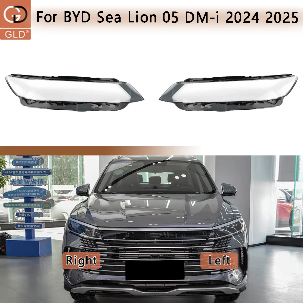 Transparent Headlamp Shell Lampmask Lamp Shade Headlight Cover Replace The Original Lampshade For BYD Sea Lion 05 DM-i 2024 2025
Transparent Headlamp Shell Lampmask Lamp Shade Headlight Cover Replace The Original Lampshade For BYD Sea Lion 05 DM-i 2024 2025
