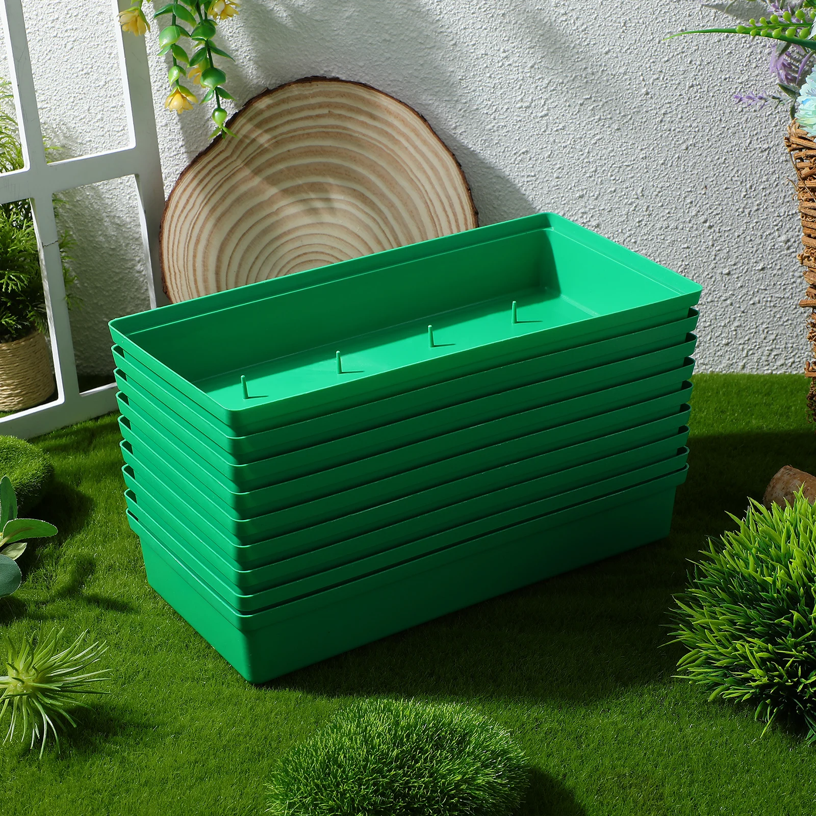 10 Pcs Flower Mud Tray Plastic Floral Arrangement Base Bowl for Flower Foam Holder Stand PP Florist Container Tool
10 Pcs Flower Mud Tray Plastic Floral Arrangement Base Bowl for Flower Foam Holder Stand PP Florist Container Tool