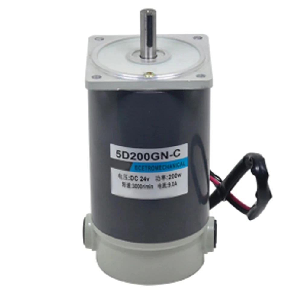 200W DC Motor High Speed 12V 24V 1800/3000RPM Permanent Magnet Motor High Torque Long Life Adjustable Forward Reverse Low Noise
200W DC Motor High Speed 12V 24V 1800/3000RPM Permanent Magnet Motor High Torque Long Life Adjustable Forward Reverse Low Noise
