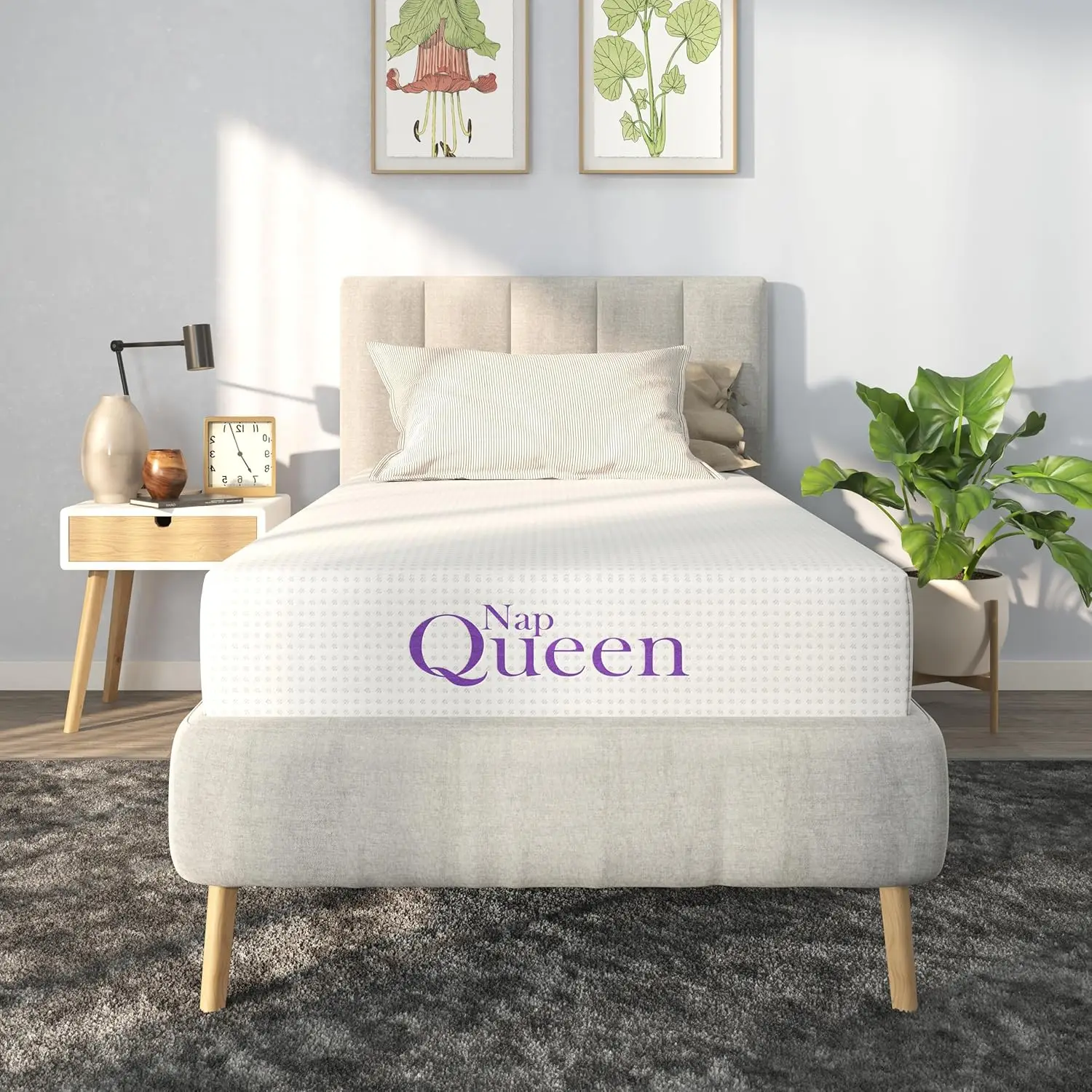 8 Inch Twin Size Mattress, Bamboo Charcoal Memory Foam, Bed in a Box, Medium Firm Comfort
8 Inch Twin Size Mattress, Bamboo Charcoal Memory Foam, Bed in a Box, Medium Firm Comfort