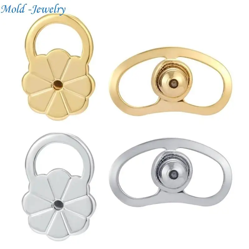 69HB Pack of 10 Elegant Earring Lifters Ornament Sturdy Metal Backs for Drooping Ears
69HB Pack of 10 Elegant Earring Lifters Ornament Sturdy Metal Backs for Drooping Ears