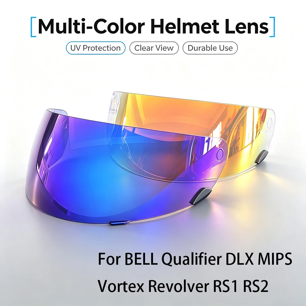 Helmet Visor For BELL Qualifier DLX MIPS Vortex Revolver RS1 RS2 Motorcycle Helmet Uv Shield Goggles Replacement Glass
Helmet Visor For BELL Qualifier DLX MIPS Vortex Revolver RS1 RS2 Motorcycle Helmet Uv Shield Goggles Replacement Glass