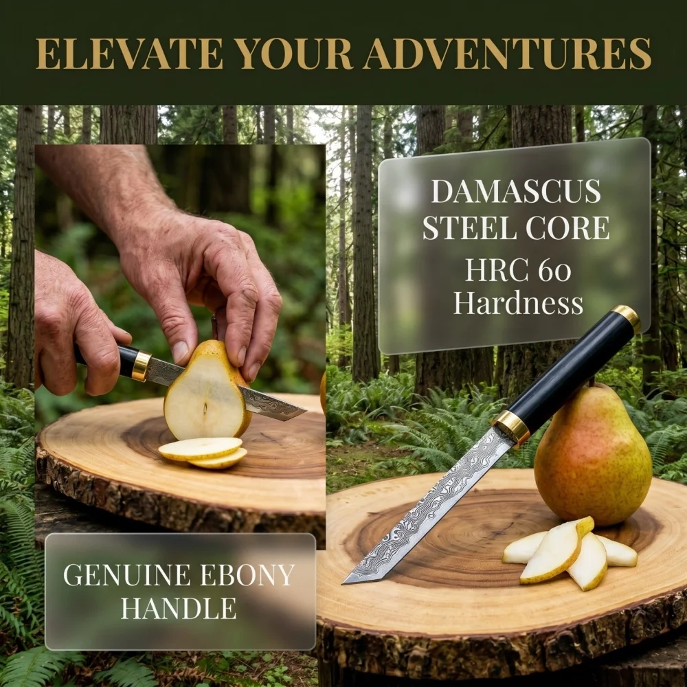 High-quality Mini Damascus Straight Knife EDC Compact Pocket Knife Multi-functional Cutting Outdoor Camping Knives Wooden Handle
High-quality Mini Damascus Straight Knife EDC Compact Pocket Knife Multi-functional Cutting Outdoor Camping Knives Wooden Handle