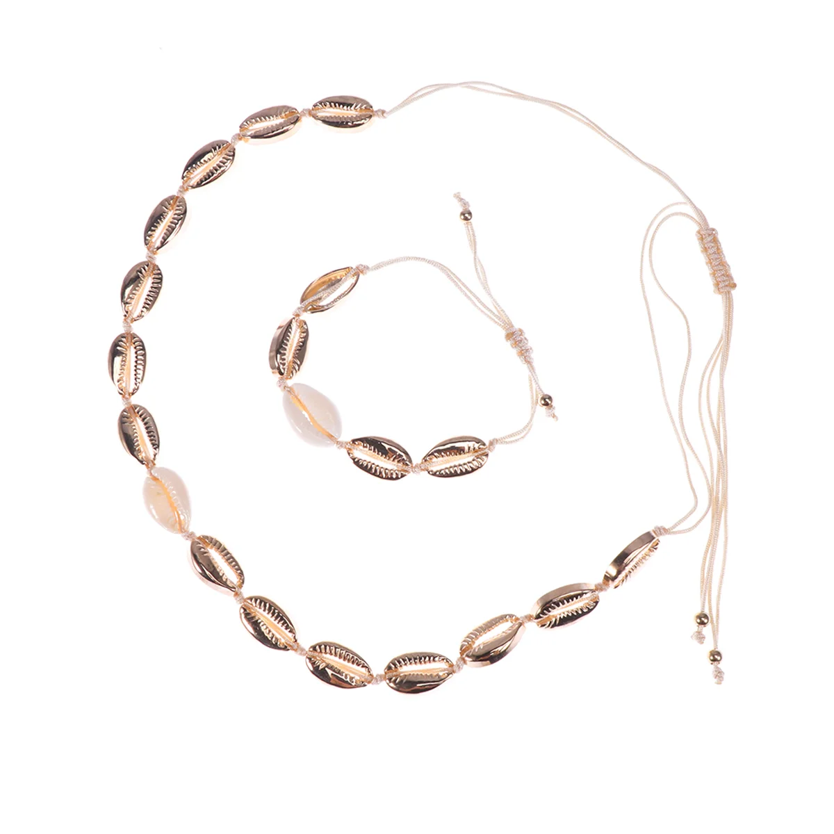 2 Pcs Choker Necklaces for Woman Shell Chain European and American Bracelet Alloy Women Miss
2 Pcs Choker Necklaces for Woman Shell Chain European and American Bracelet Alloy Women Miss