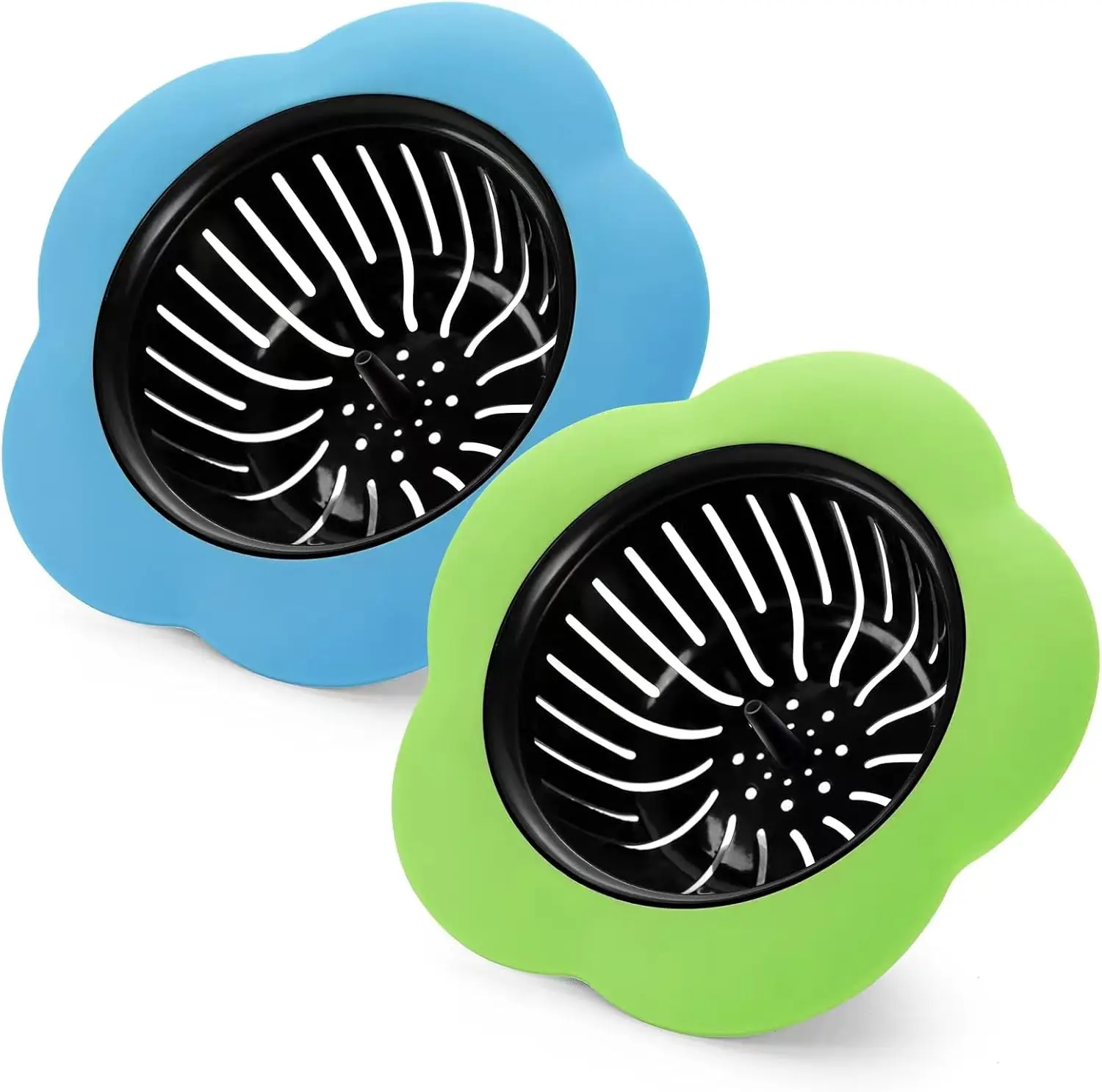 2 Pack Kitchen Sink Strainer, Silicone Drain Basket 4.5" Diameter, Easy Pick Up
2 Pack Kitchen Sink Strainer, Silicone Drain Basket 4.5" Diameter, Easy Pick Up