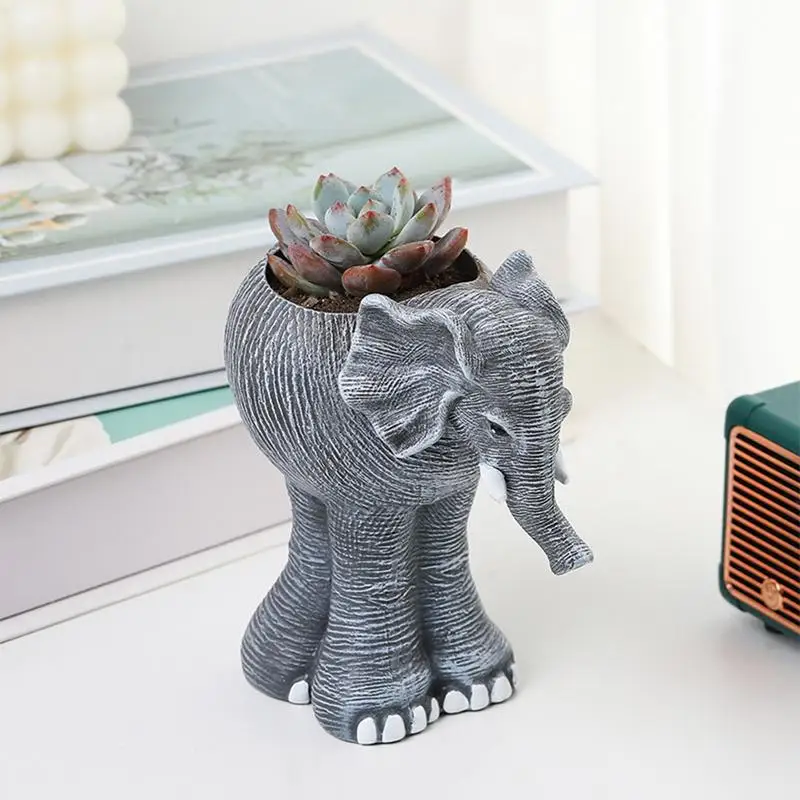 Elephant Succulent Planter Animal Succulent Plant Pot Cute Outdoor Plant Pots Garden Animal Decor Statue For Home Desktop
Elephant Succulent Planter Animal Succulent Plant Pot Cute Outdoor Plant Pots Garden Animal Decor Statue For Home Desktop