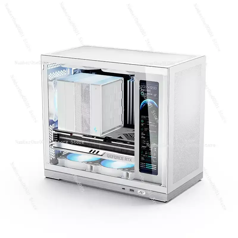 G500 chassis portable MATX side transparent TYPEC secondary screen 240 water-cooled host case
G500 chassis portable MATX side transparent TYPEC secondary screen 240 water-cooled host case