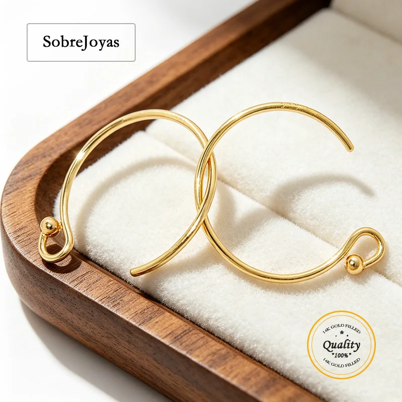 14K Gold Filled 13.0mm Circle Ball End Ear Wire for DIY Earrings Jewelry Making Accessories Drop Earrings
14K Gold Filled 13.0mm Circle Ball End Ear Wire for DIY Earrings Jewelry Making Accessories Drop Earrings