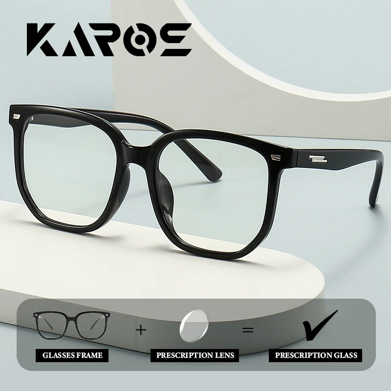 KAROS Fashion Round Optical Glasses Large Frame Progressive Multifocal Lenses Photochromic for Men & Women Prescription
KAROS Fashion Round Optical Glasses Large Frame Progressive Multifocal Lenses Photochromic for Men & Women Prescription
