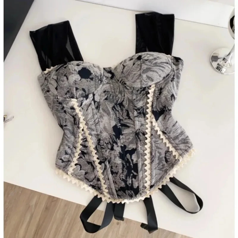 vintage chic Draw String lace Spliced Tank Top Sexy Korean Fashion Sleeveless straps Tops Women Top
vintage chic Draw String lace Spliced Tank Top Sexy Korean Fashion Sleeveless straps Tops Women Top