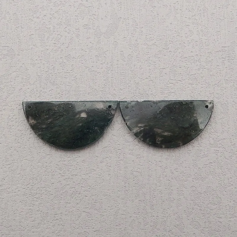 Natural Moss Agate Double Holes Earring Beads for Women Handmade DIY Beads Jewellery Making Gemstone
Natural Moss Agate Double Holes Earring Beads for Women Handmade DIY Beads Jewellery Making Gemstone