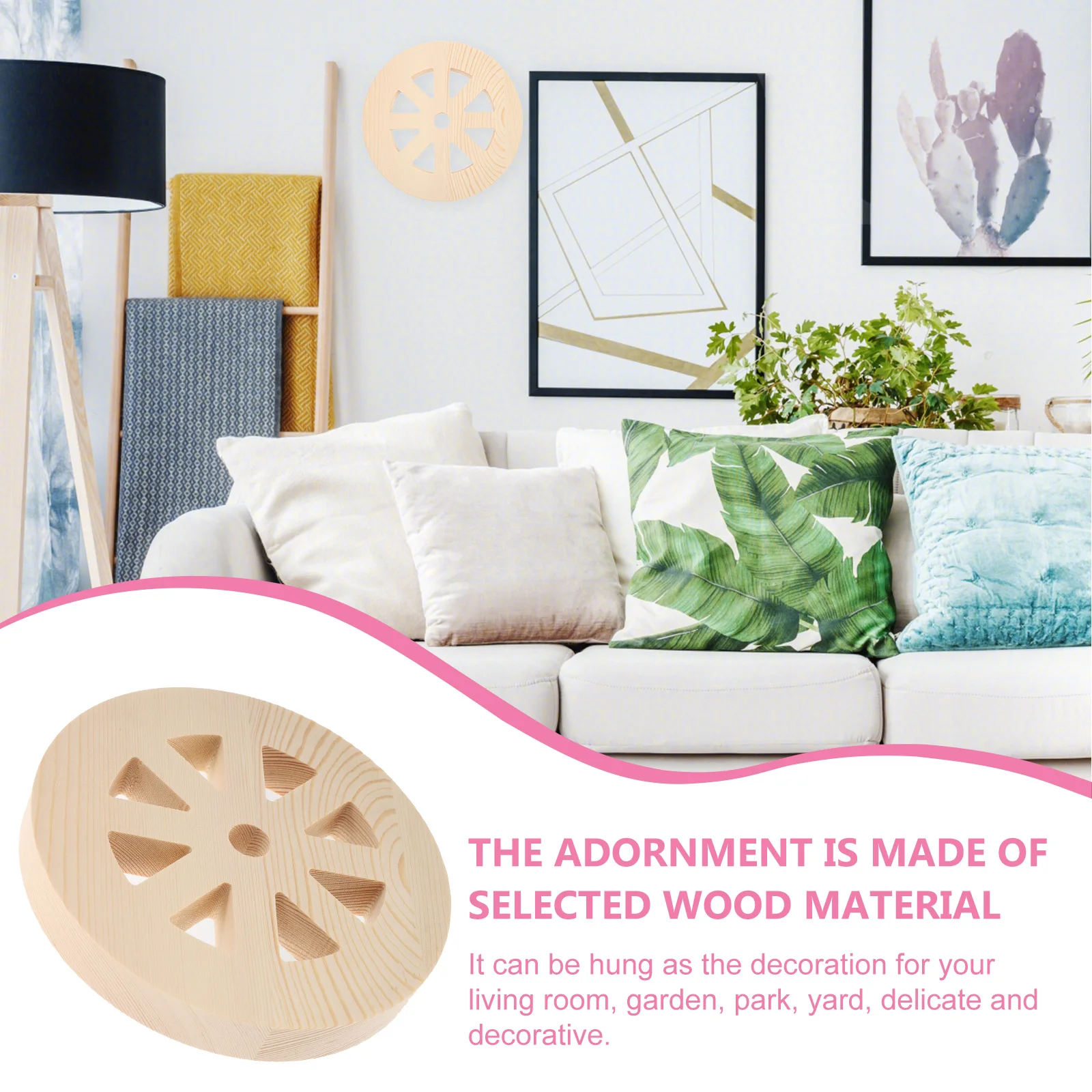 Wood Wheel Wall Decor Vintage Home Ornament Handmade DIY Accessory Living Room Balcony Park Yard Wooden Wheels 
Wood Wheel Wall Decor Vintage Home Ornament Handmade DIY Accessory Living Room Balcony Park Yard Wooden Wheels
