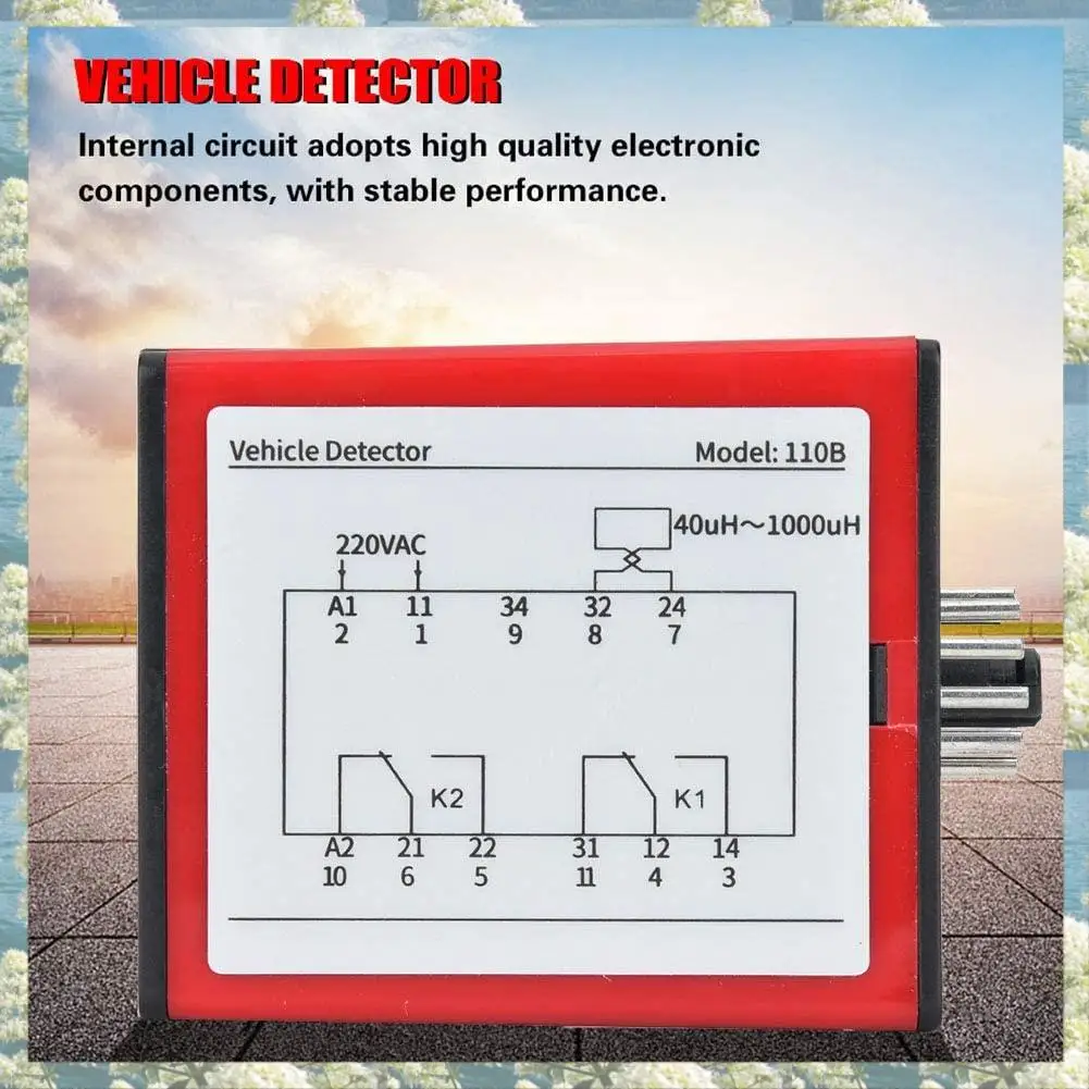 New-110B Vehicle Detector AC220V Single Channel Inductive Vehicle Loop Detector For Car Parking Lot Access Control
New-110B Vehicle Detector AC220V Single Channel Inductive Vehicle Loop Detector For Car Parking Lot Access Control