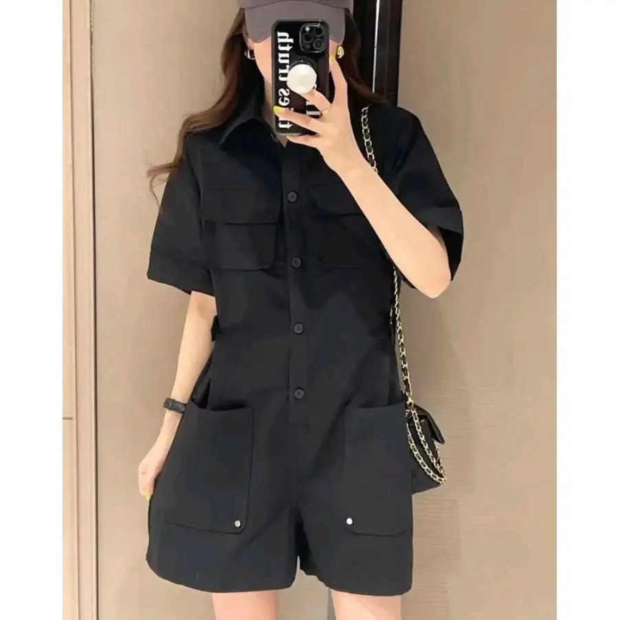 Casual Loose One-Piece Pants Women Summer New Sle European Faion ort Sve High Waist ort Pants Polyester Fiber
Casual Loose One-Piece Pants Women Summer New Sle European Faion ort Sve High Waist ort Pants Polyester Fiber