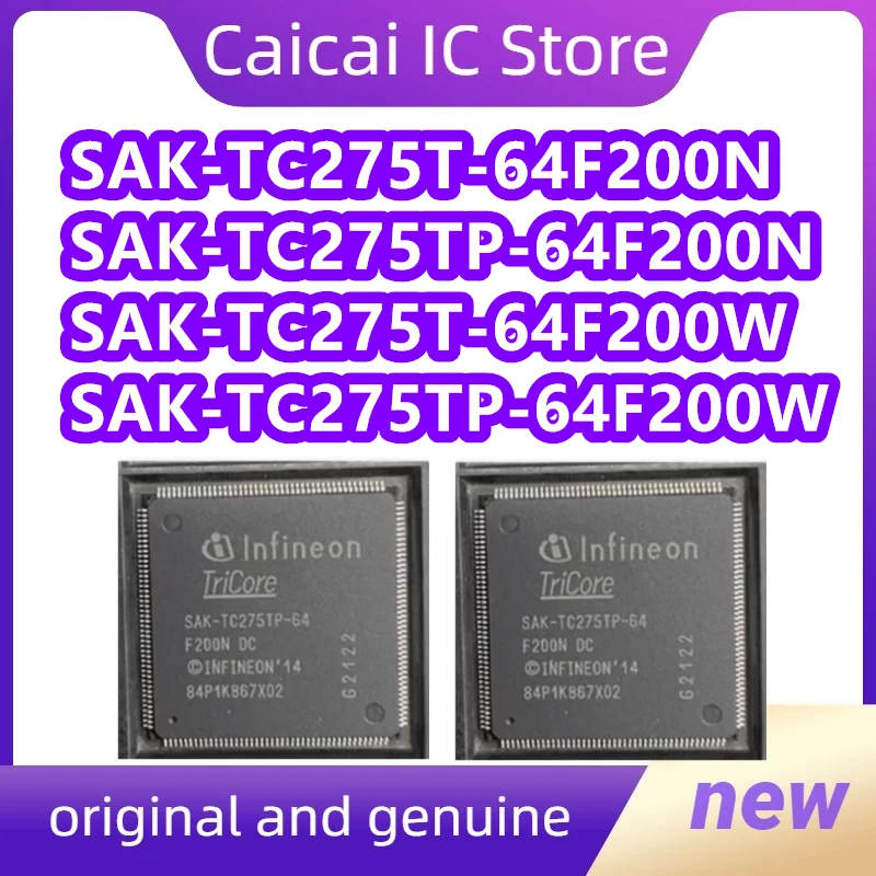 SAK-TC275T-64F200N SAK-TC275TP-64F200N SAK-TC275T-64F200W SAK-TC275TP-64F200W DC DB WNC 1 шт./лот
SAK-TC275T-64F200N SAK-TC275TP-64F200N SAK-TC275T-64F200W SAK-TC275TP-64F200W DC DB WNC 1 шт./лот