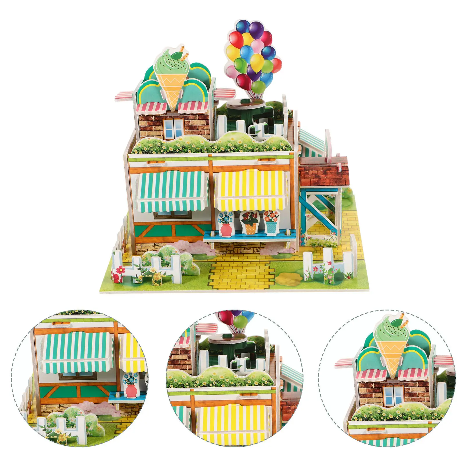 2Pcs 3D Foam Puzzles Ice Cream Shop DIY Assembly Kit Craft for Kids and Adults 3D Puzzles for Adults
2Pcs 3D Foam Puzzles Ice Cream Shop DIY Assembly Kit Craft for Kids and Adults 3D Puzzles for Adults