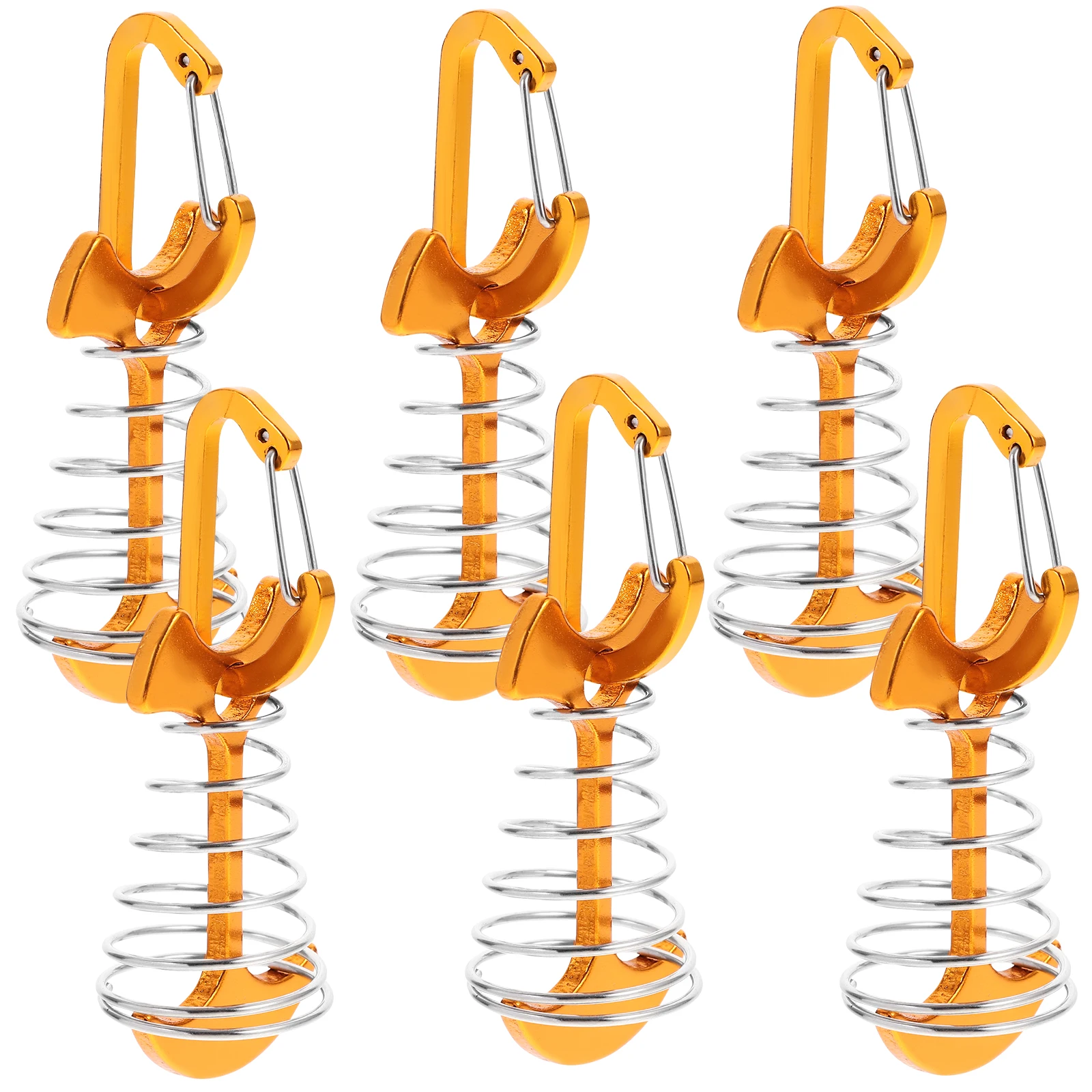 6 set Fish Bone Nails Aluminum Alloy Tent Stakes Camping Snow Ground Pegs Wind Rope Buckle D Spring
6 set Fish Bone Nails Aluminum Alloy Tent Stakes Camping Snow Ground Pegs Wind Rope Buckle D Spring