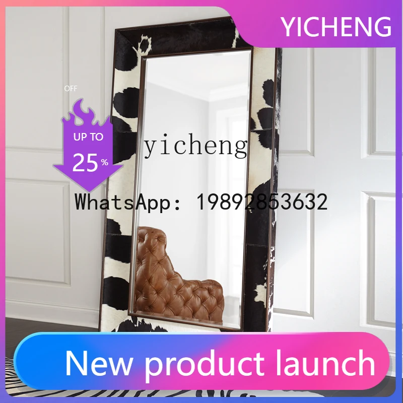 X1 milk cowhide full-length mirror bedroom home floor-to-ceiling light luxury full-length mirror clothing store fitting mirror
X1 milk cowhide full-length mirror bedroom home floor-to-ceiling light luxury full-length mirror clothing store fitting mirror