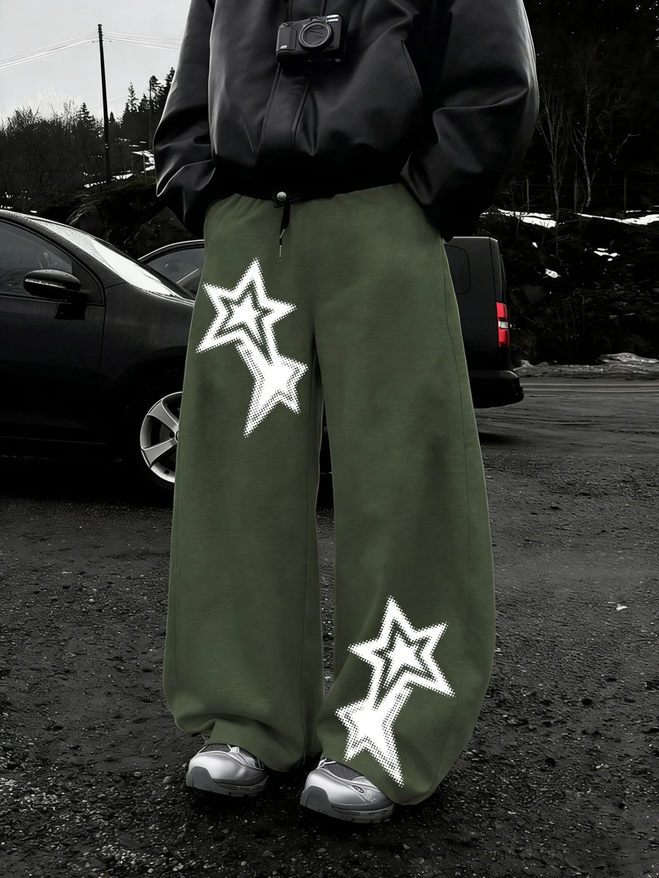 Men's Simple Casual Pants, Personalized Star Print, Trendy Wide-leg Pants, Loose, Comfortable, Drapey and Breathable, S 2XL Size
Men's Simple Casual Pants, Personalized Star Print, Trendy Wide-leg Pants, Loose, Comfortable, Drapey and Breathable, S 2XL Size