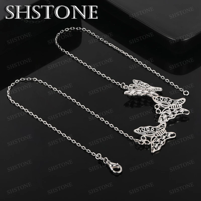 Hollow Butterfly Pendant 925 Sterling Silver Necklace For Women Wedding Gift Birthday Party Delicate Jewelry Accessories
Hollow Butterfly Pendant 925 Sterling Silver Necklace For Women Wedding Gift Birthday Party Delicate Jewelry Accessories