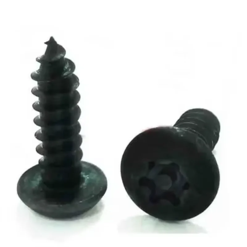 NSTWO 100pcs M2.9x9.5mm-19mm Carbon steel pan head hexagonal plum round head six star plum self-tapping screws black
NSTWO 100pcs M2.9x9.5mm-19mm Carbon steel pan head hexagonal plum round head six star plum self-tapping screws black