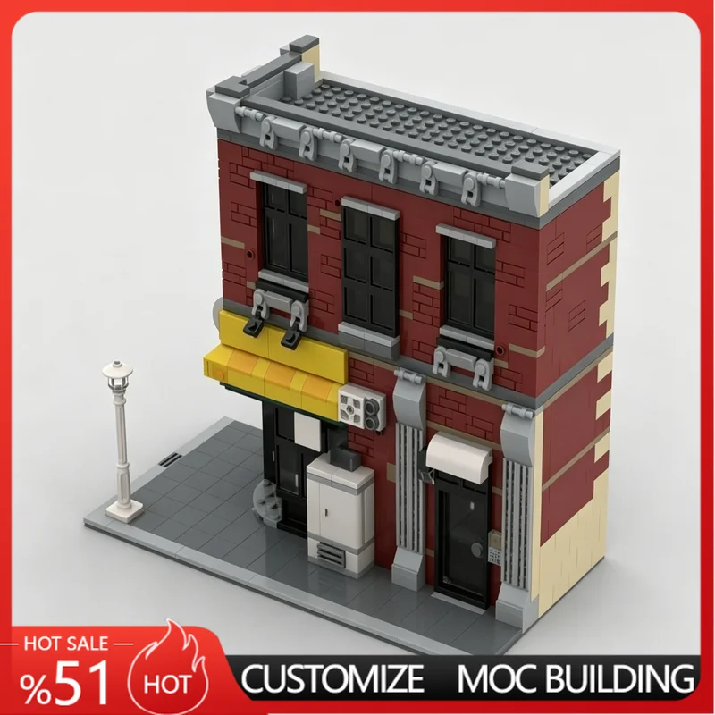 NEW 891 Pcs MOC City Street Corner Modular Shop Apartment Building Model DIY Assembly Educational Toy Birthday Christmas Gifts
NEW 891 Pcs MOC City Street Corner Modular Shop Apartment Building Model DIY Assembly Educational Toy Birthday Christmas Gifts