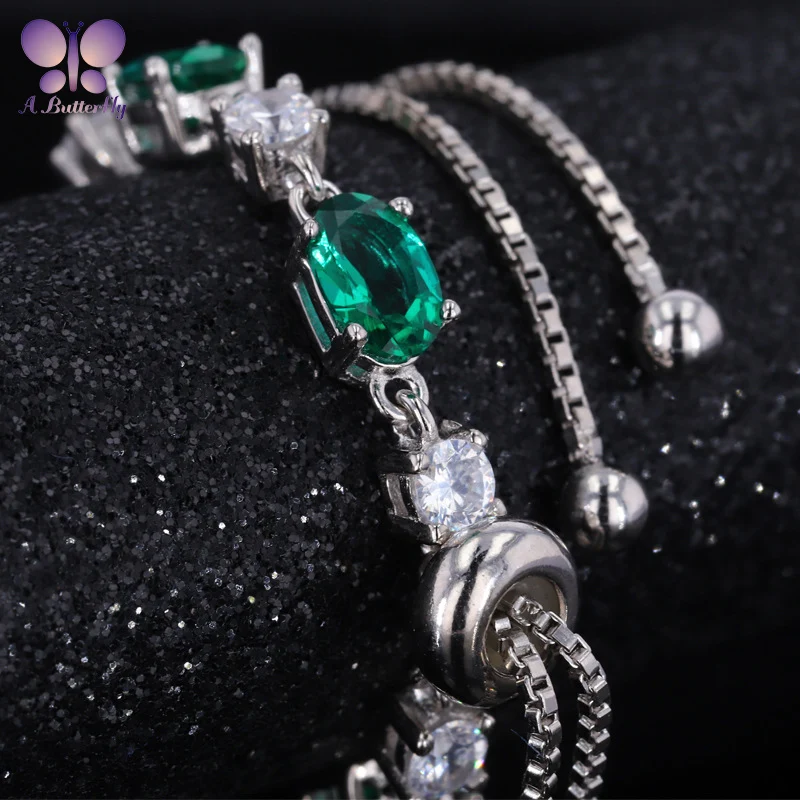 AButterfly 3 Carat Lab Emeralds 0.6Ct Moissanite 925 Sterling Silver Oval Round Cut Bracelet Light Luxury Gift Fine Jewelry
AButterfly 3 Carat Lab Emeralds 0.6Ct Moissanite 925 Sterling Silver Oval Round Cut Bracelet Light Luxury Gift Fine Jewelry