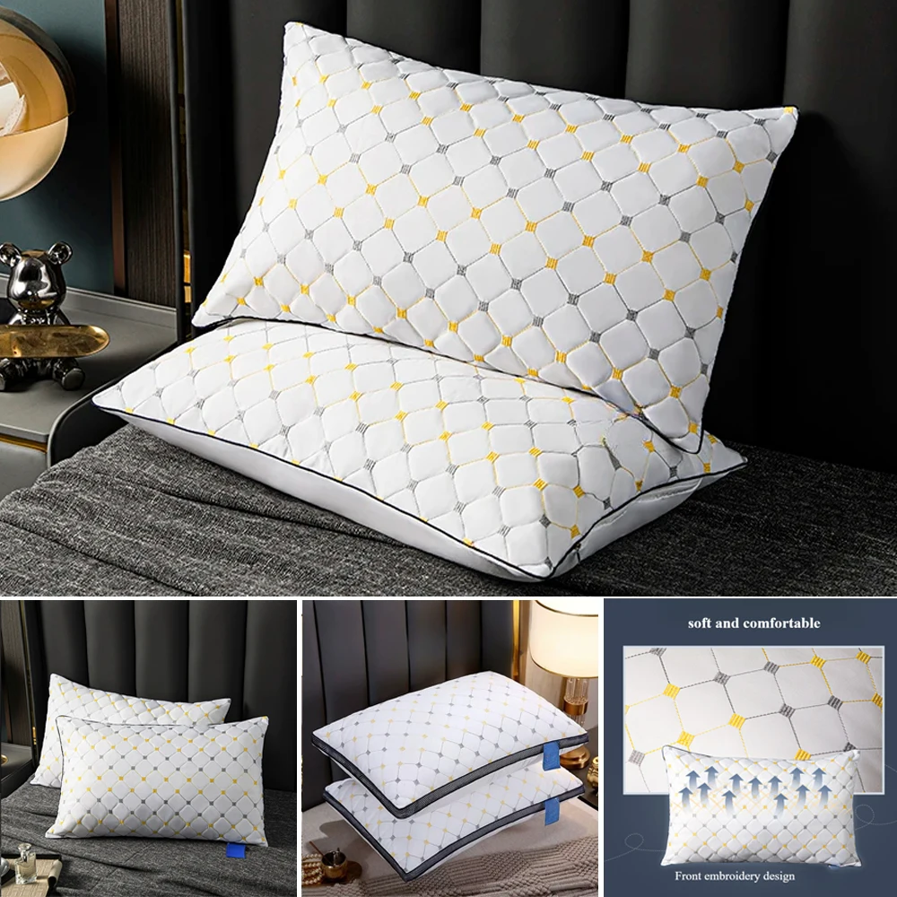 Hotel Style Polyester Pillow Core Soft and Breathable 3D Neck Pillow Suitable for Bedrooms and Hotels 48x74cm/18.9x29.13In 1PC
Hotel Style Polyester Pillow Core Soft and Breathable 3D Neck Pillow Suitable for Bedrooms and Hotels 48x74cm/18.9x29.13In 1PC