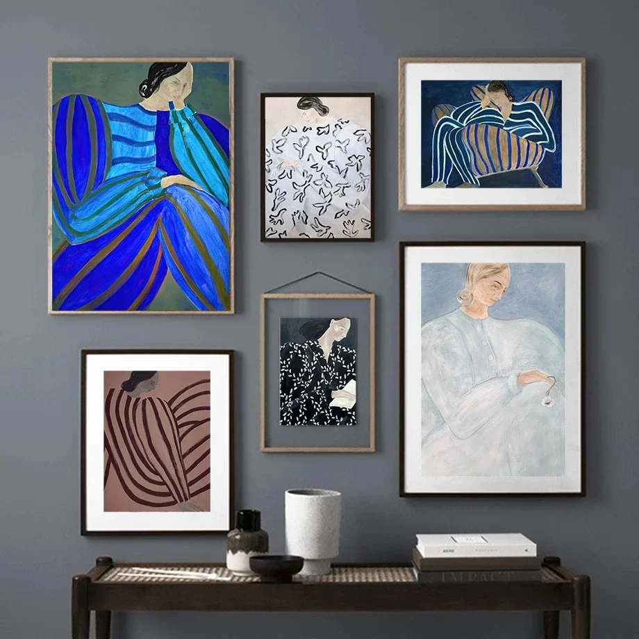 Minimalist Art Abstract Lines Clothes Geometric Curves Girl Print Wall Art Canvas Painting Nordic Poster Living Room Decor
Minimalist Art Abstract Lines Clothes Geometric Curves Girl Print Wall Art Canvas Painting Nordic Poster Living Room Decor