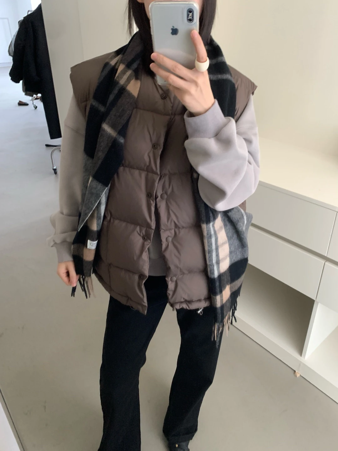 Casual Du down Vest Loose Fit Plaid Pattern Single Button Closure V-Ne Women's Outerwear Faion Commute Sle
Casual Du down Vest Loose Fit Plaid Pattern Single Button Closure V-Ne Women's Outerwear Faion Commute Sle